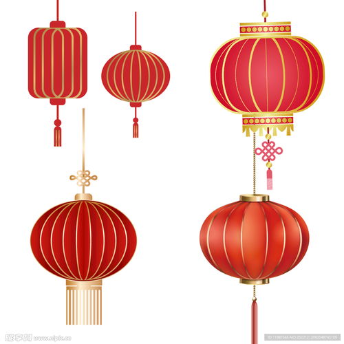 紅燈籠過節節日新年春節元素設計圖 psd分層素材 psd分層素材