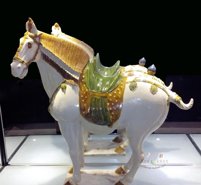 張二孬大師珍藏品 燈籠馬 唐三彩陶瓷藝術收藏 貴重升值禮品