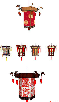 宮燈專題模板-宮燈