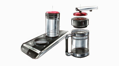 產品爆炸圖手繪