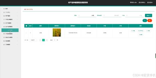 Java計算機畢業設計 農產品種植管理及溯源系統——開題、程序、論文與圖文設計制作指南